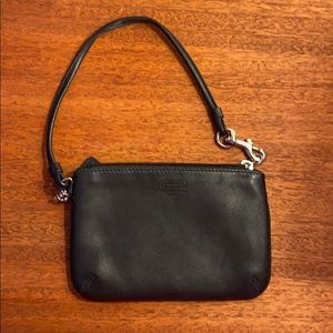 Black coach wristlet *like new!